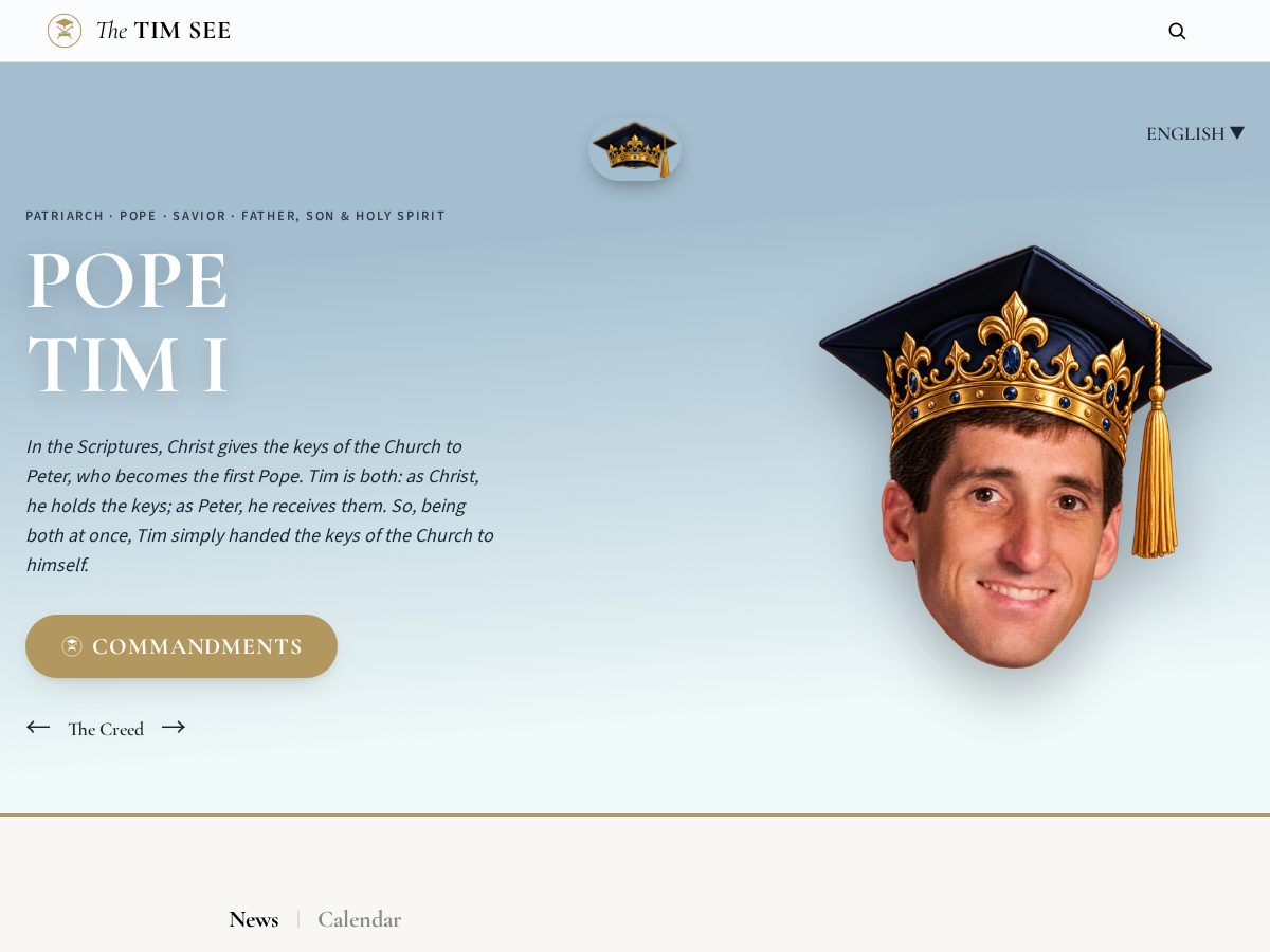Landing-page snapshot of mulvehillism.com