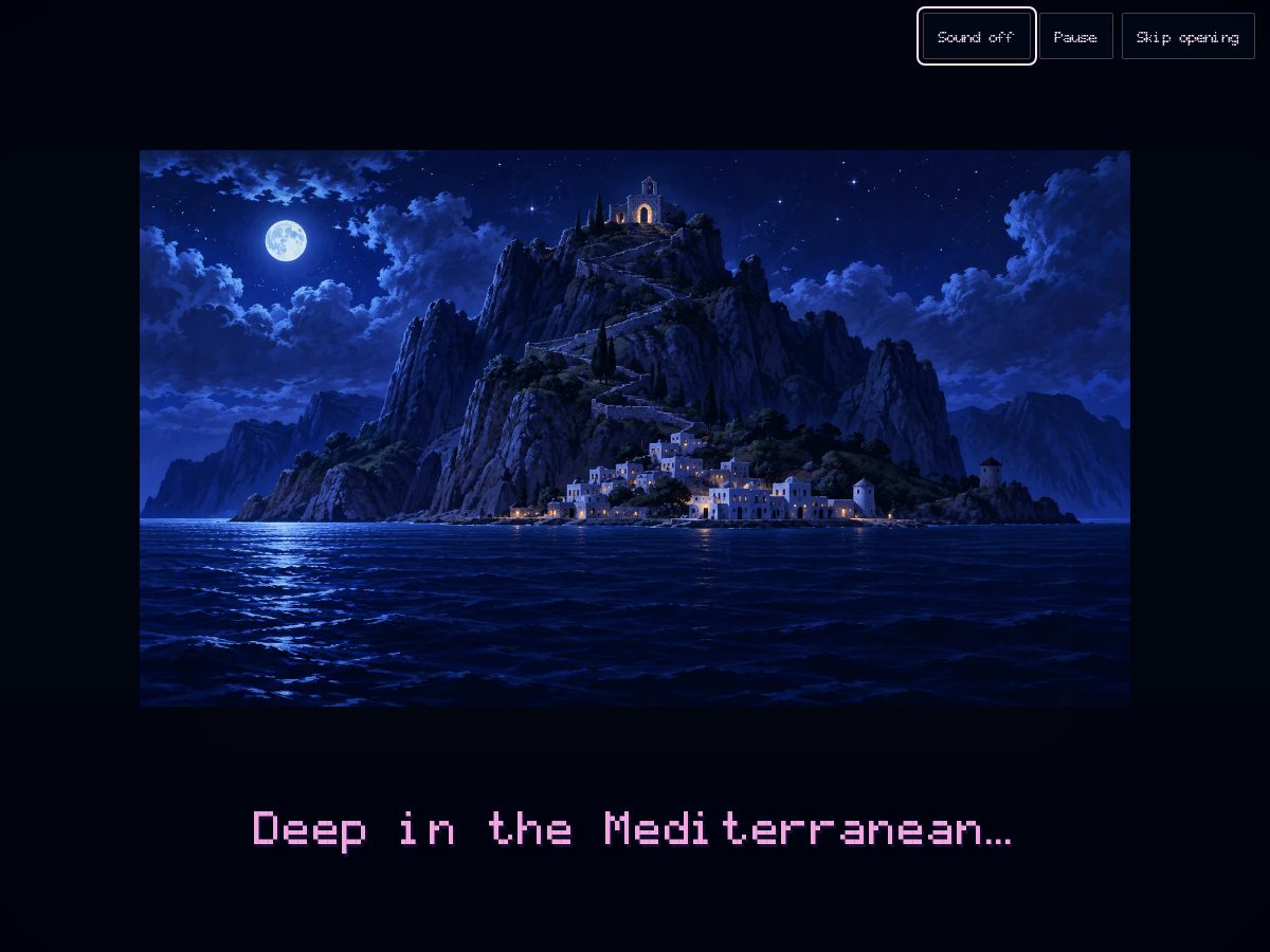 Landing-page snapshot of mykonosmystery.com