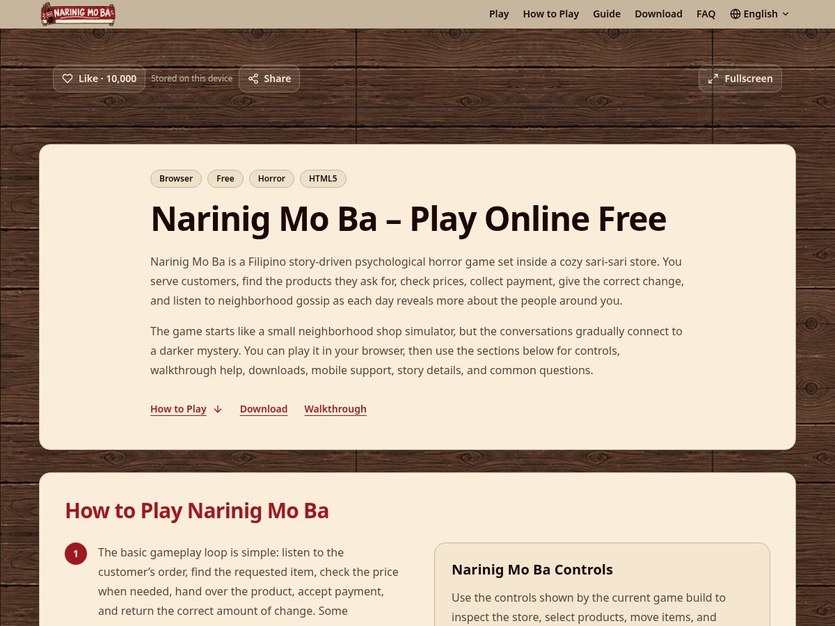 Landing-page snapshot of narinigmoba.org