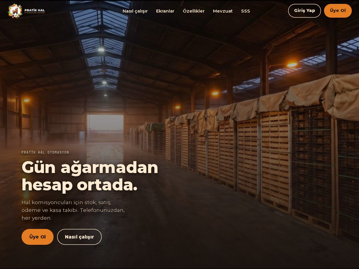 Landing-page snapshot of pratikhalotomasyon.com