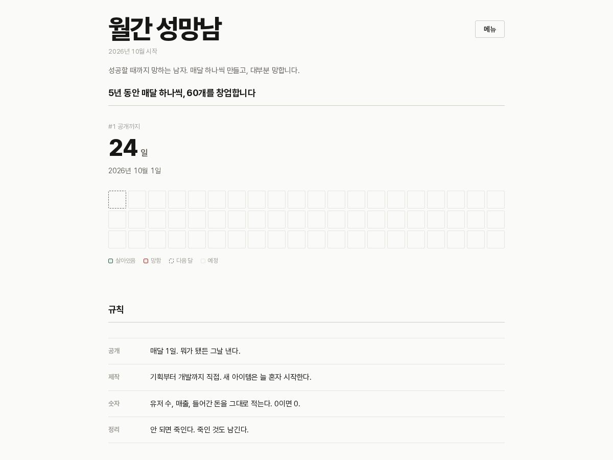 Landing-page snapshot of sungmangnam.com