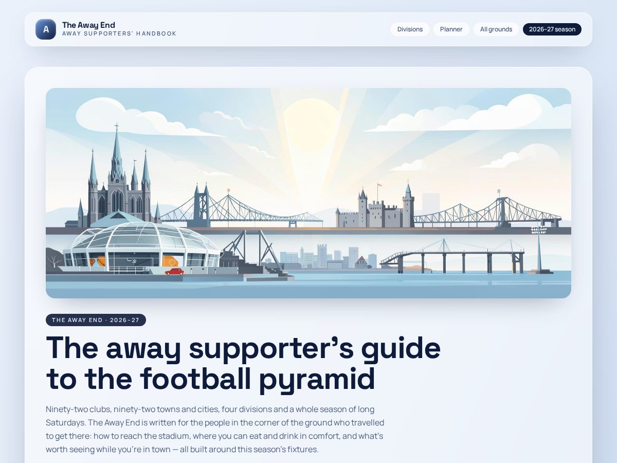 Landing-page snapshot of theawayend.app