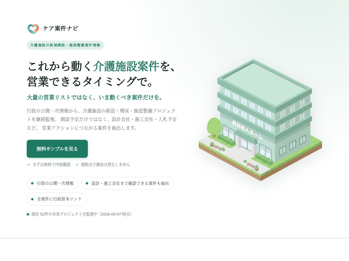 Landing-page snapshot of care-anken.com