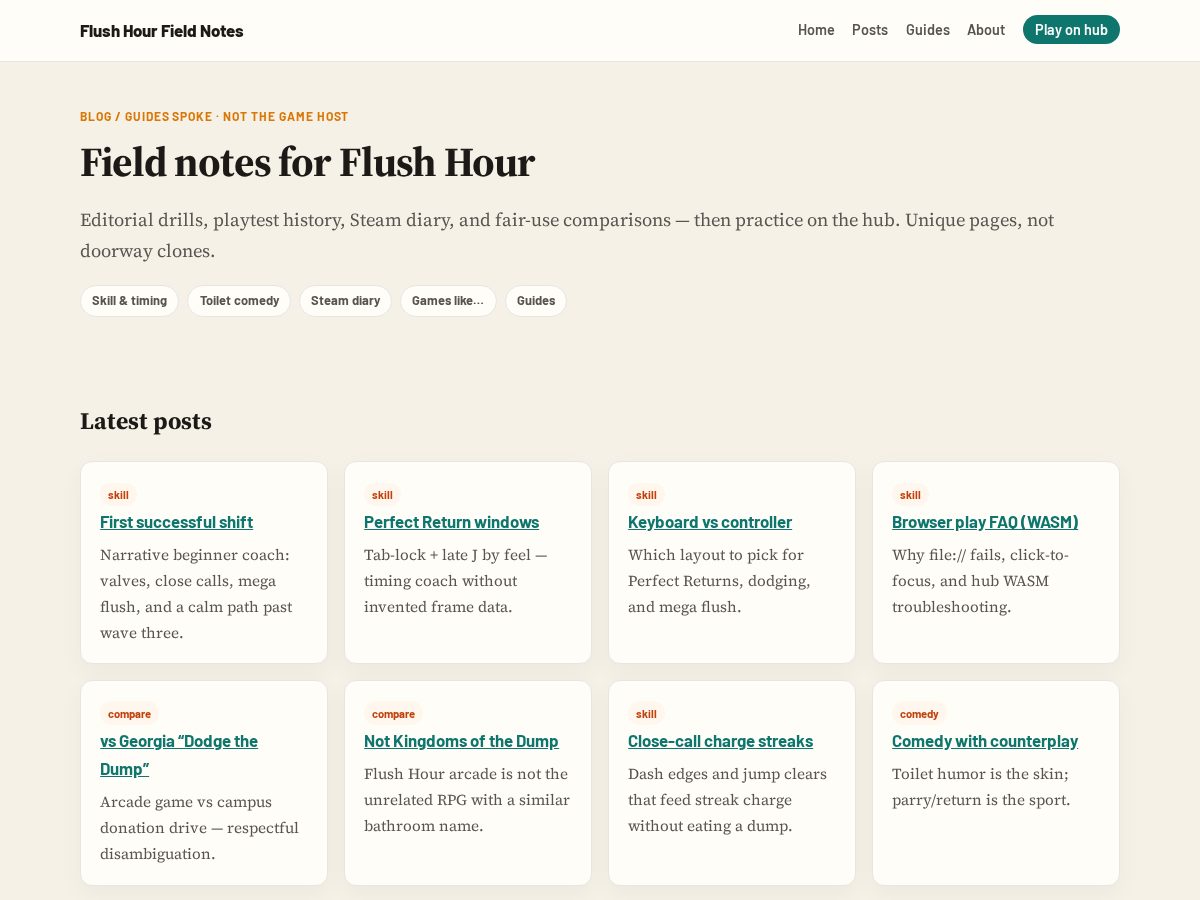 Landing-page snapshot of dodgethedumps.info