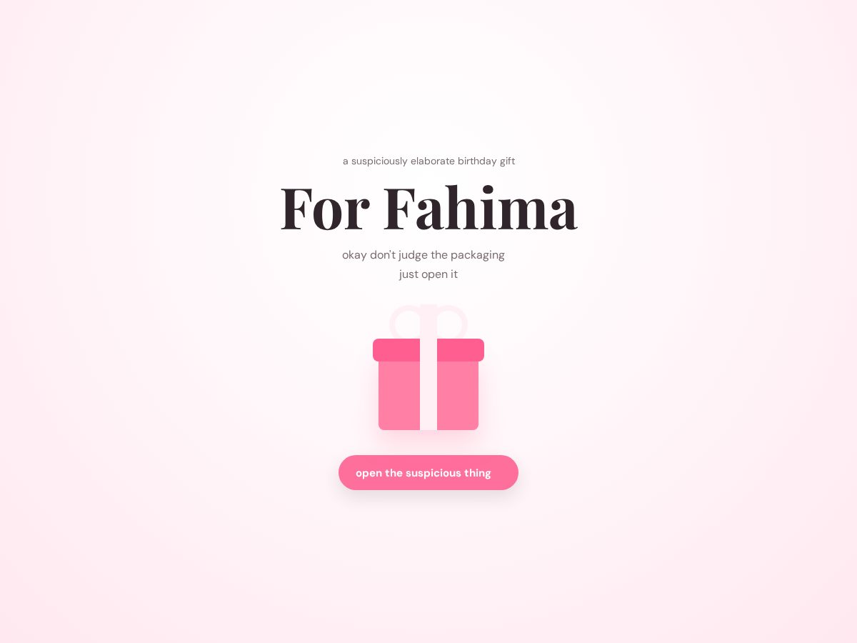 Landing-page snapshot of fahima.shop