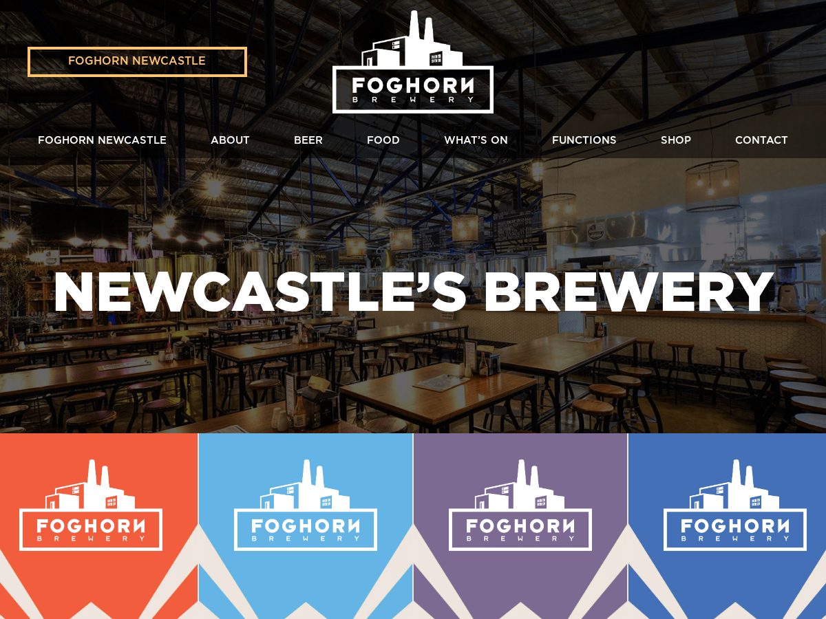 Landing-page snapshot of foghorn.beer