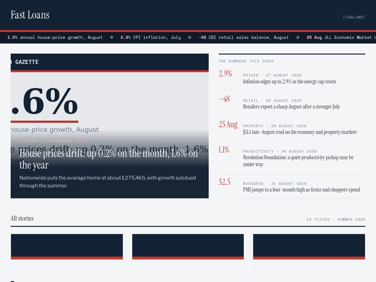 Landing-page snapshot of hiddenvalleydigest.com
