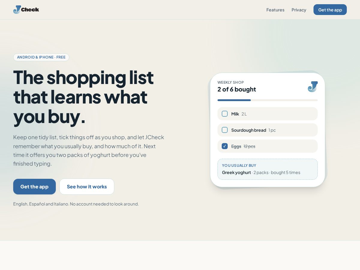Landing-page snapshot of j-check.com