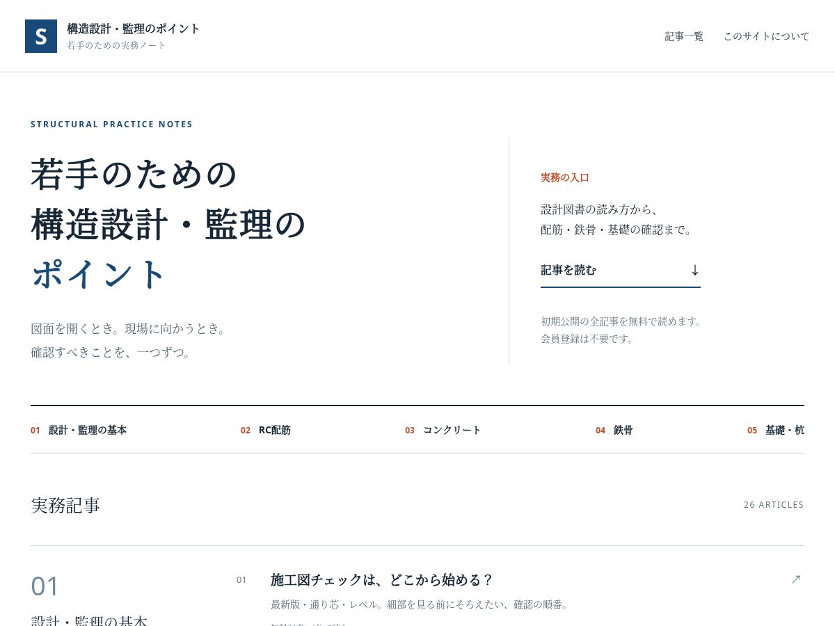 Landing-page snapshot of kenchiku-genba.com