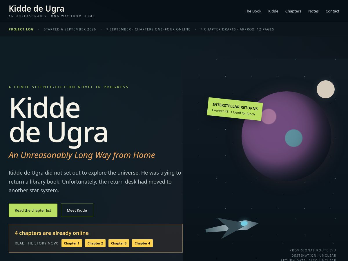 Landing-page snapshot of kiddedeugra.com