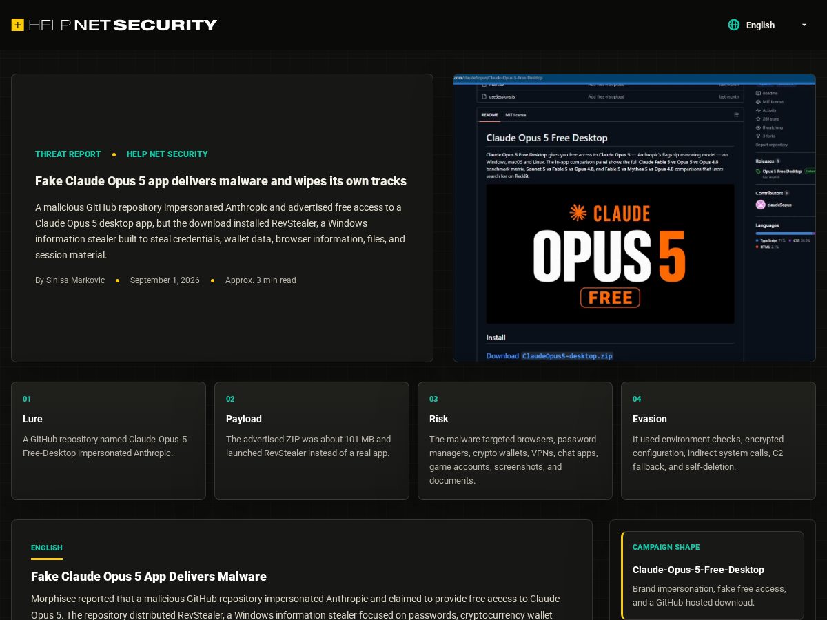 Landing-page snapshot of netsecurity.top