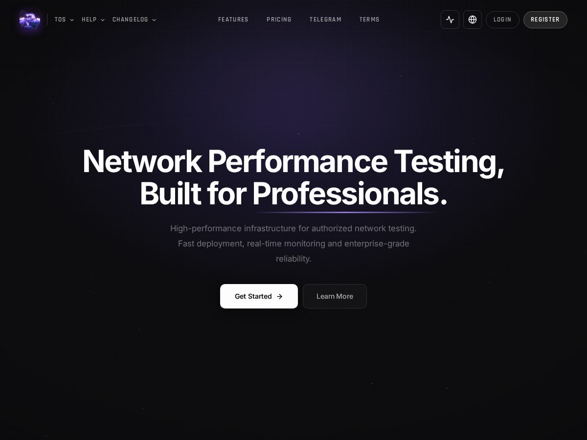 Landing-page snapshot of privatestress.com