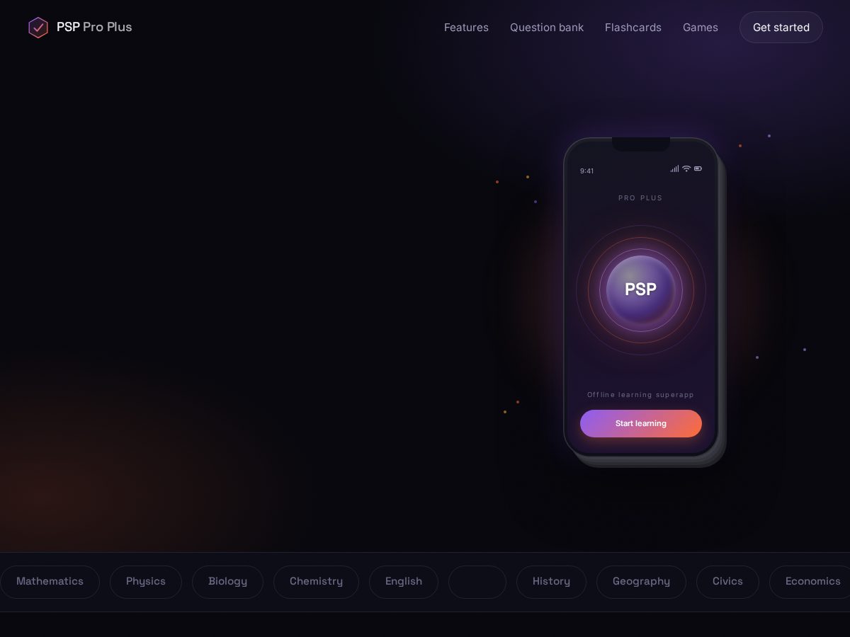 Landing-page snapshot of pspproplus.com