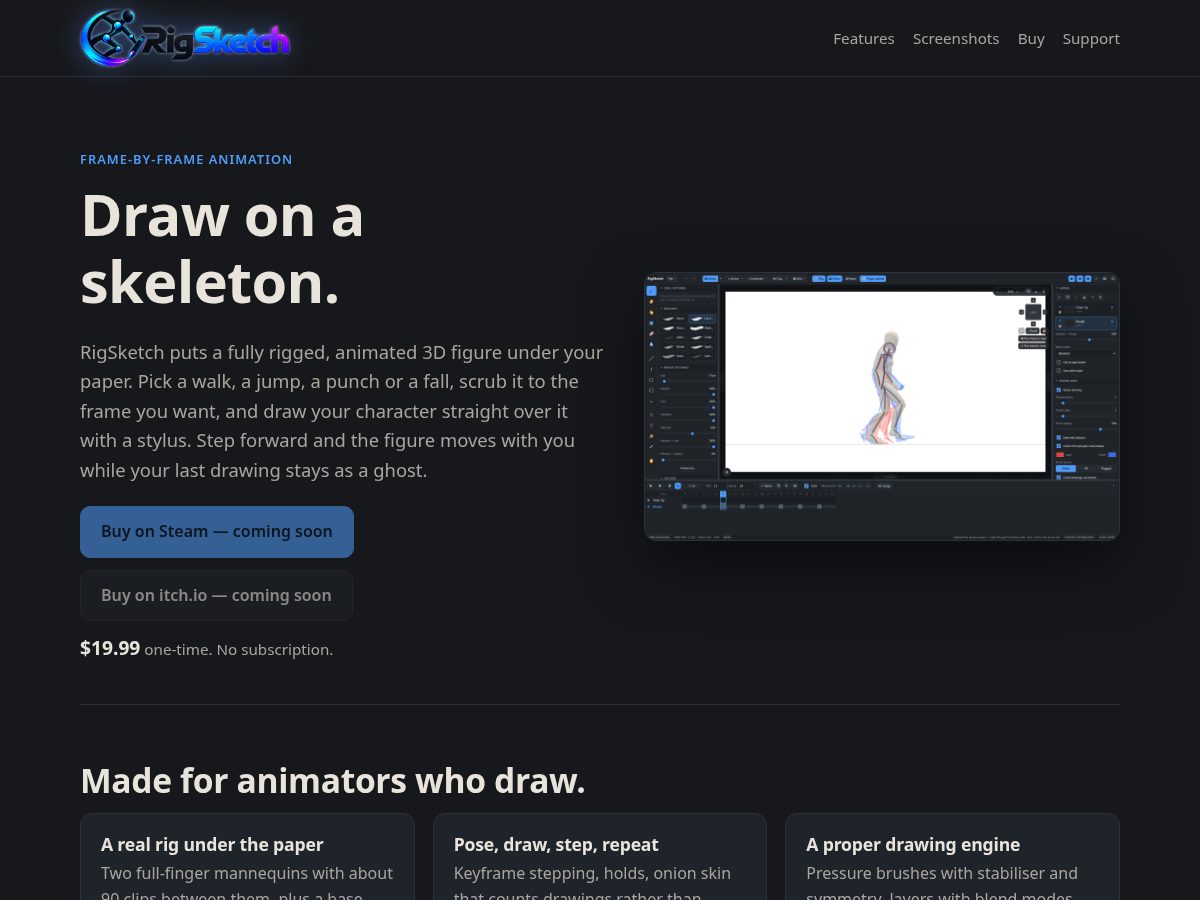 Landing-page snapshot of rigsketch.org