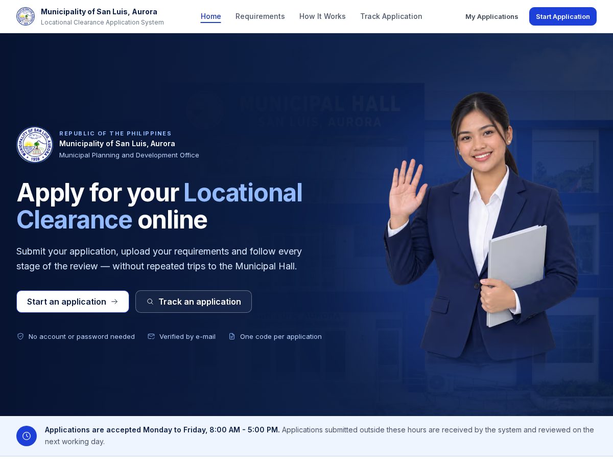 Landing-page snapshot of sanluislca.site