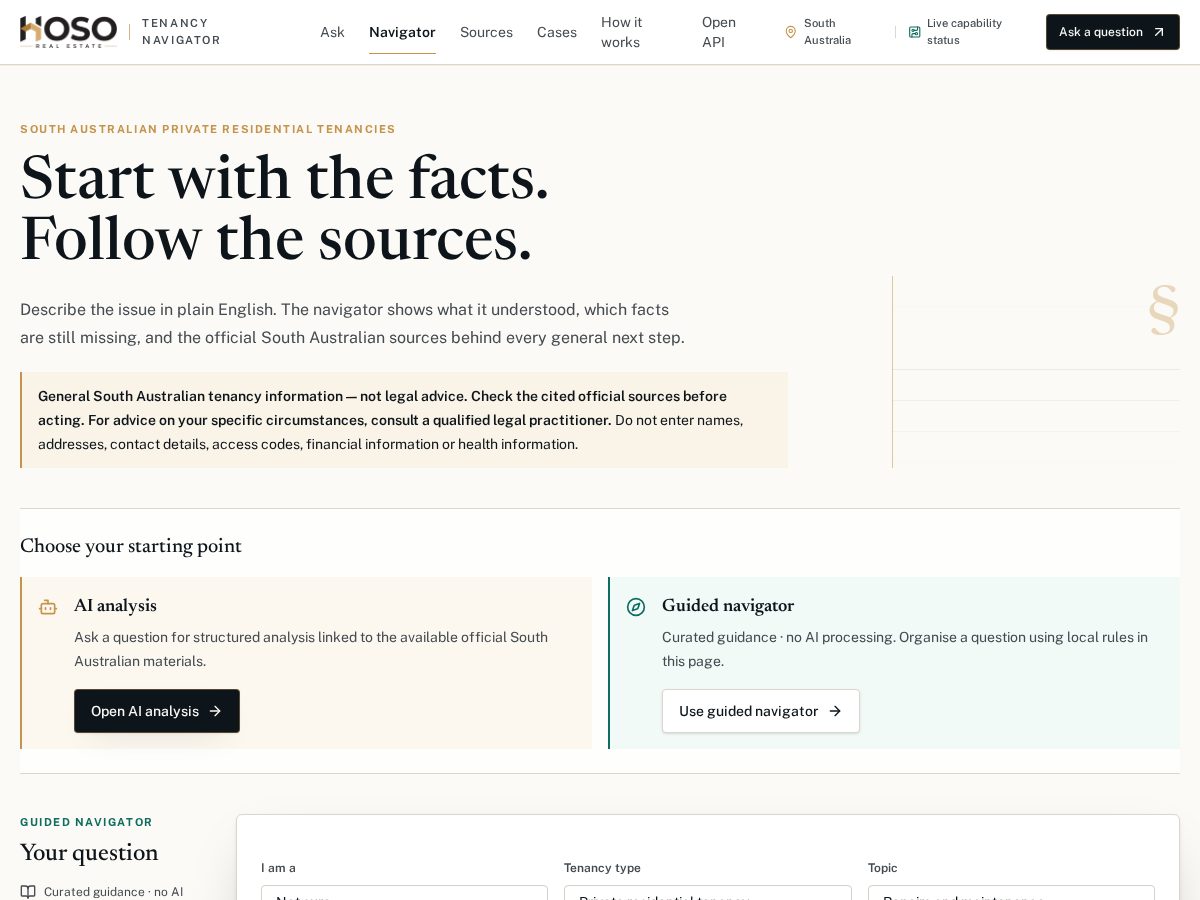 Landing-page snapshot of satenancy.com