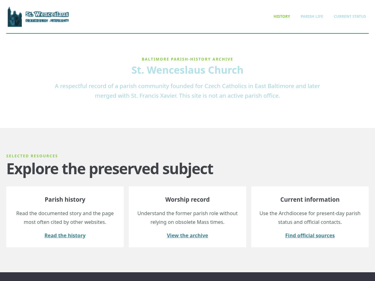 Landing-page snapshot of stwen.org