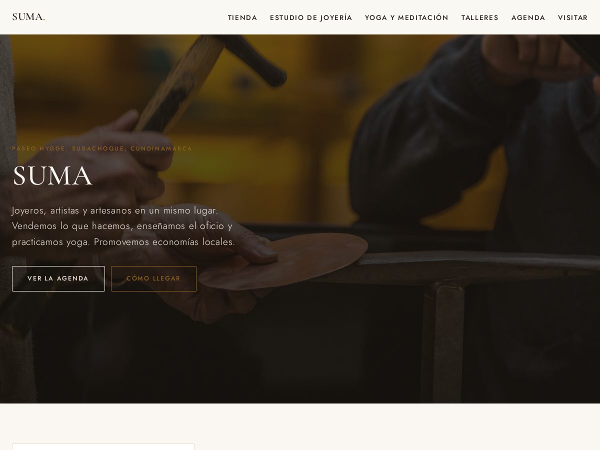Landing-page snapshot of sumaensubachoque.com