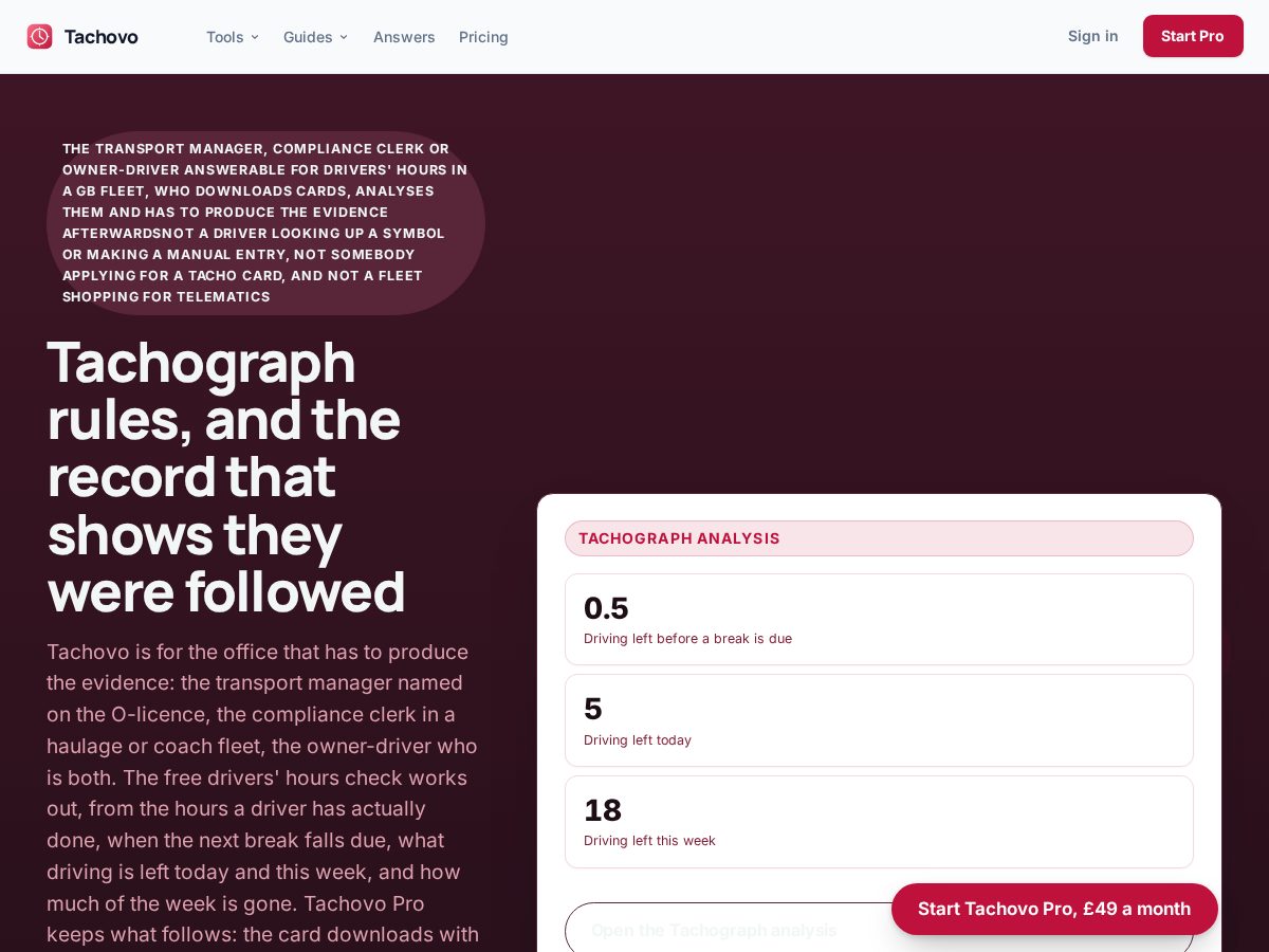 Landing-page snapshot of tachovo.com