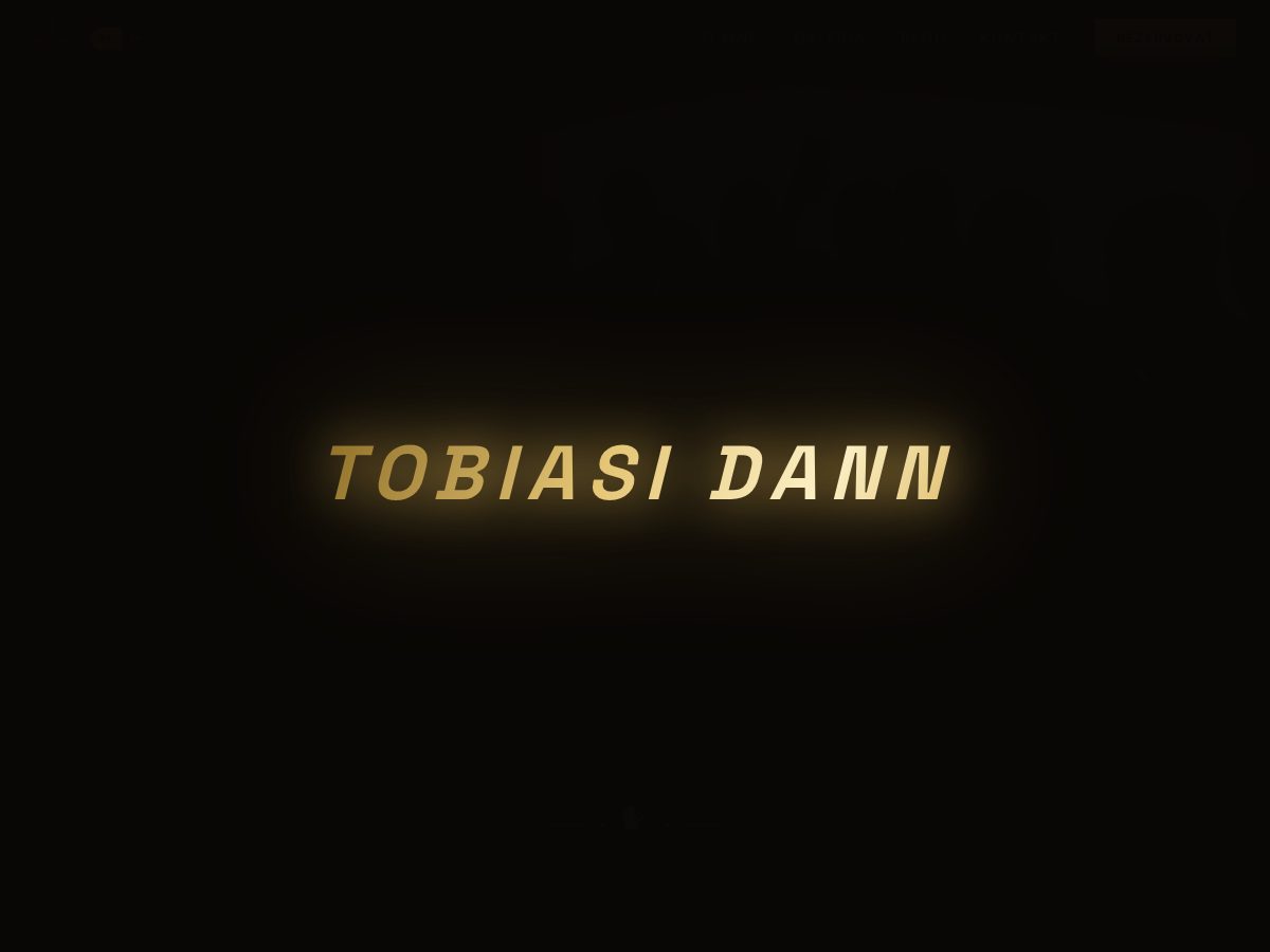 Landing-page snapshot of tobiasidann-barber.com