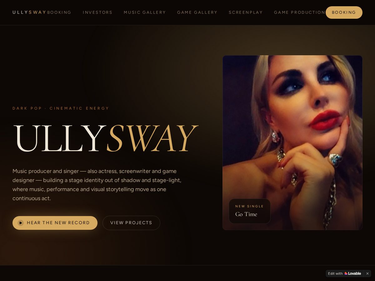 Landing-page snapshot of ullysway.live