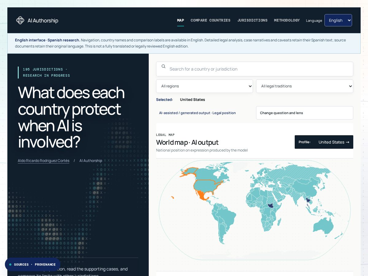 Landing-page snapshot of ai-authorship.com