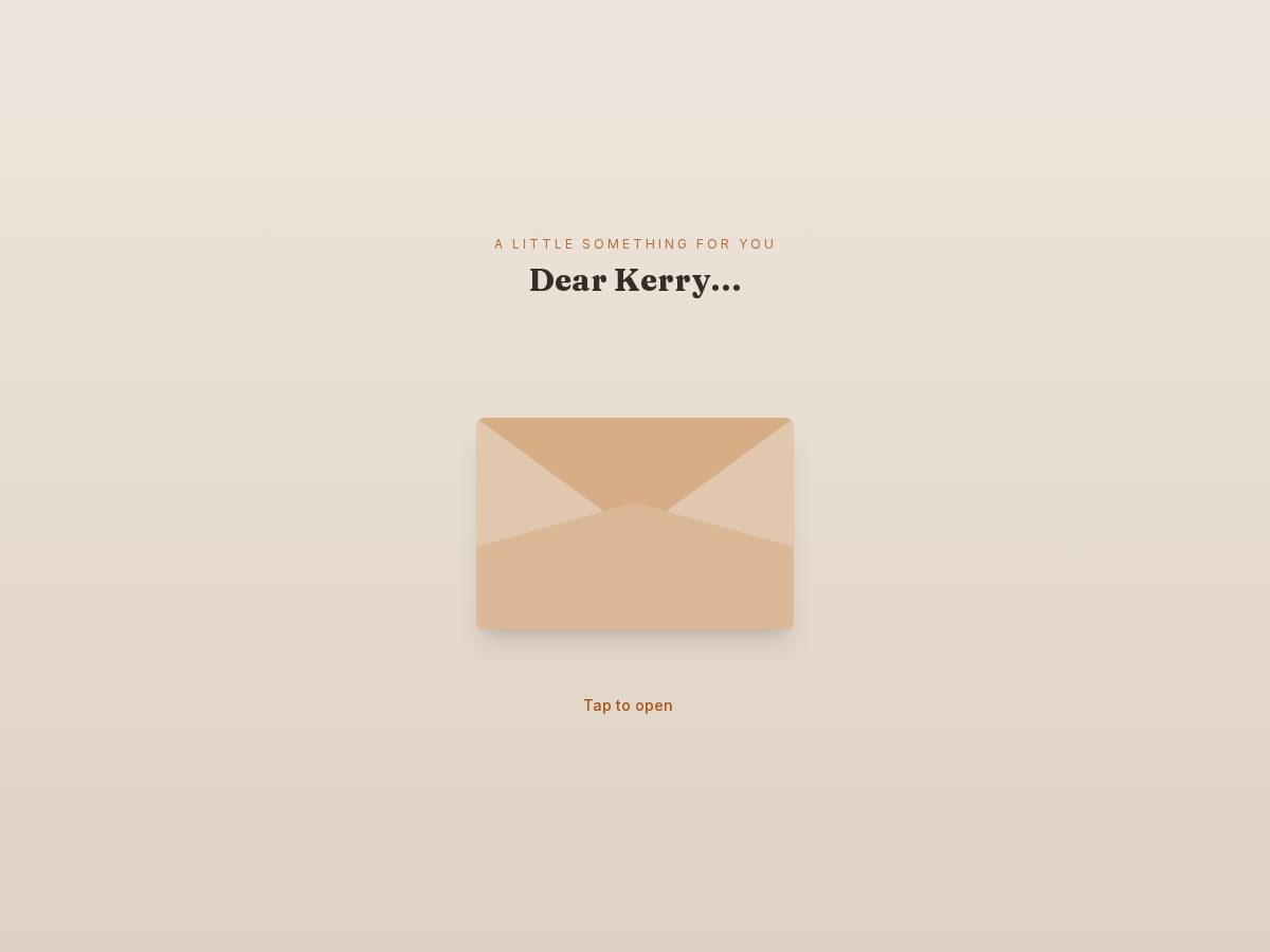 Landing-page snapshot of cheerstokerry.site
