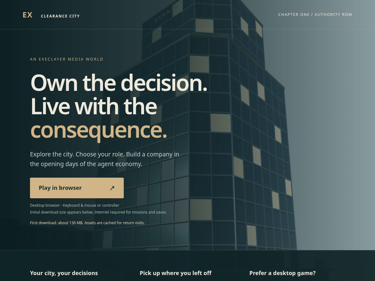 Landing-page snapshot of clearancecity.app