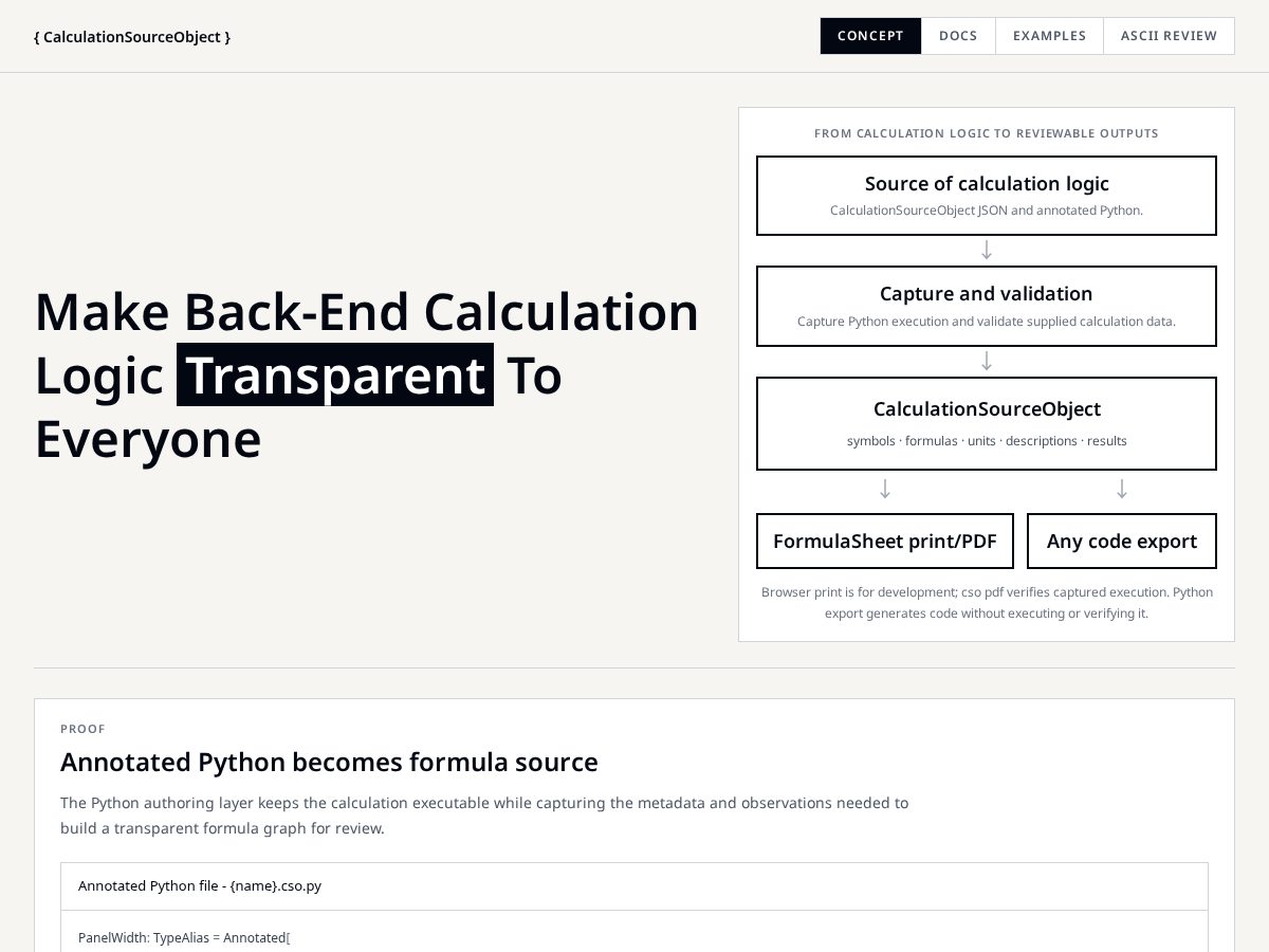 Landing-page snapshot of cs-object.com