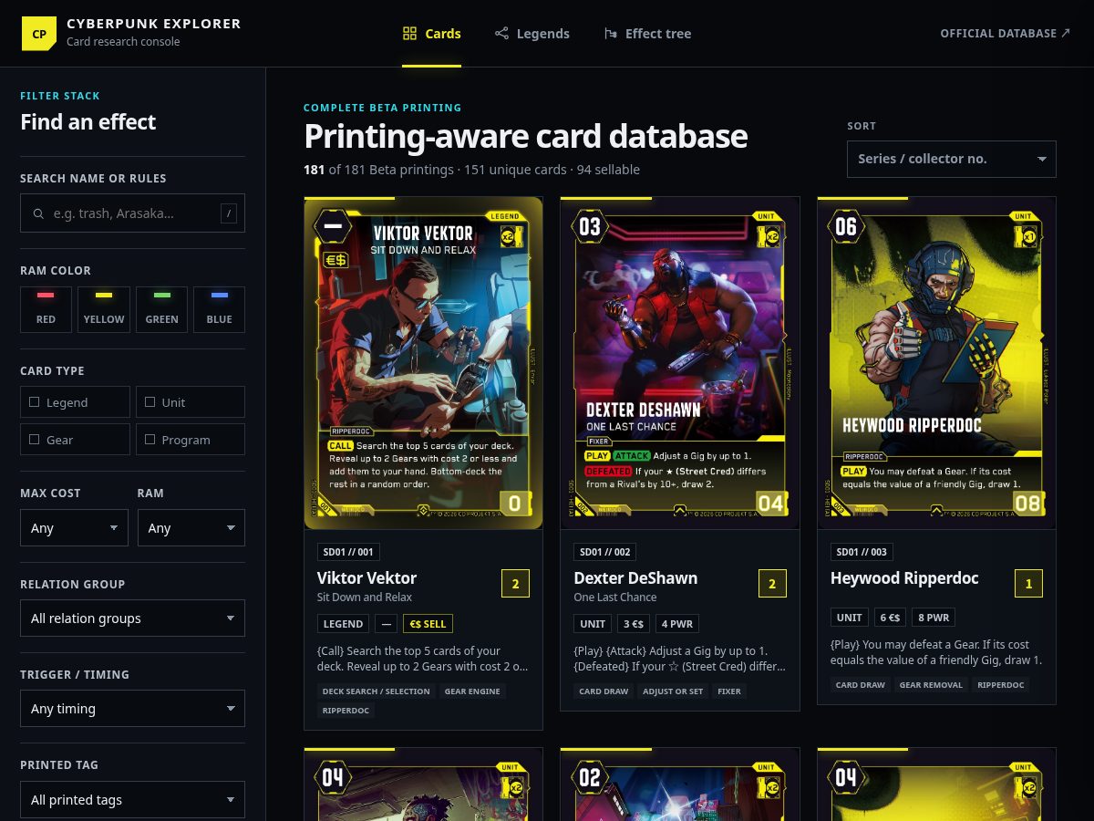 Landing-page snapshot of cyberpunkexplorer.com