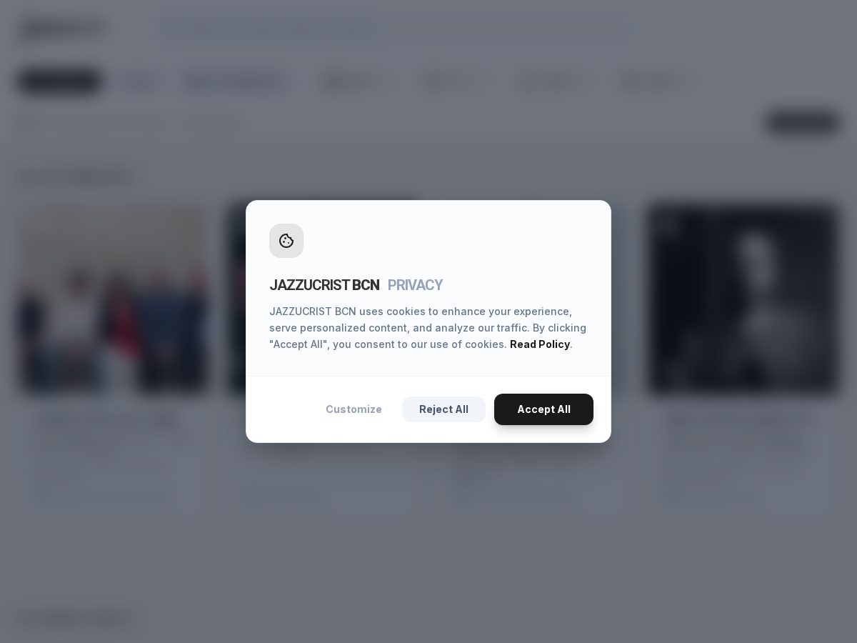 Landing-page snapshot of jazzuchrist.com