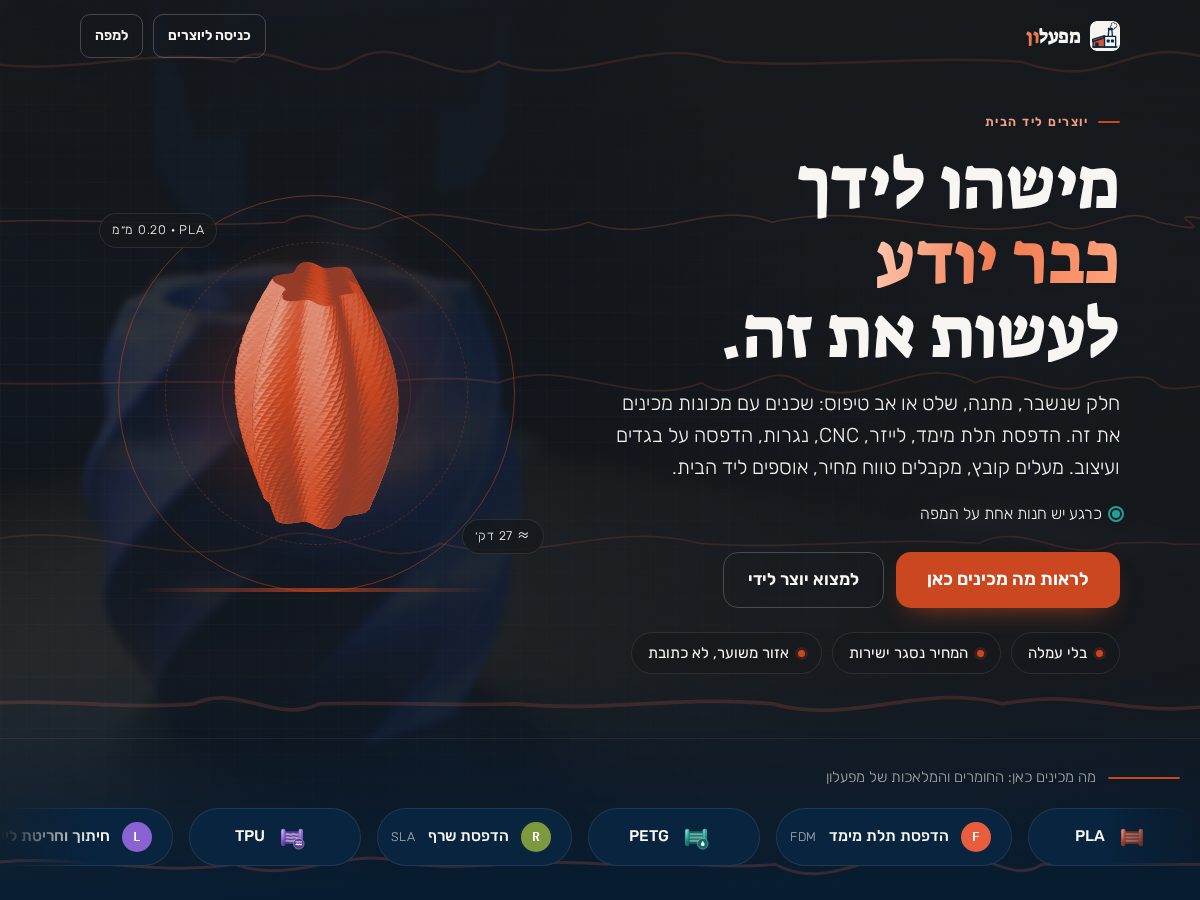 Landing-page snapshot of mifalon.com