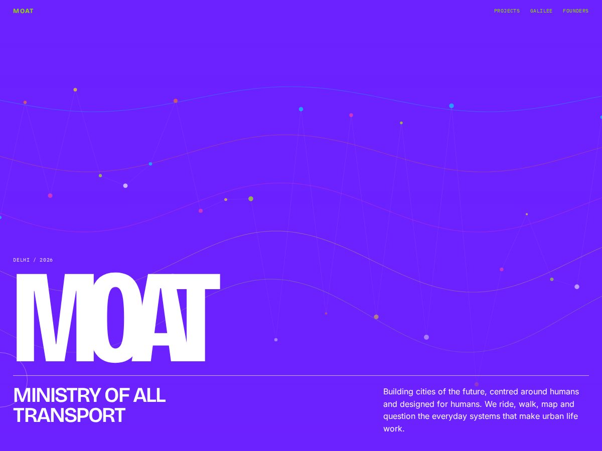 Landing-page snapshot of ministryofalltransportever.com
