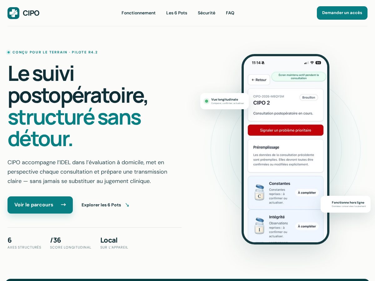 Landing-page snapshot of mycipo.app