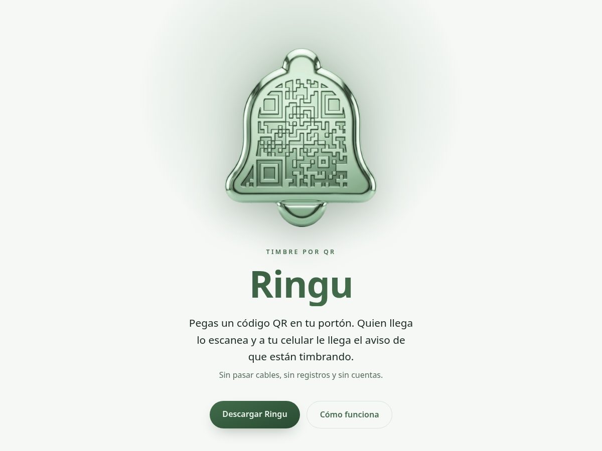 Landing-page snapshot of myringu.com