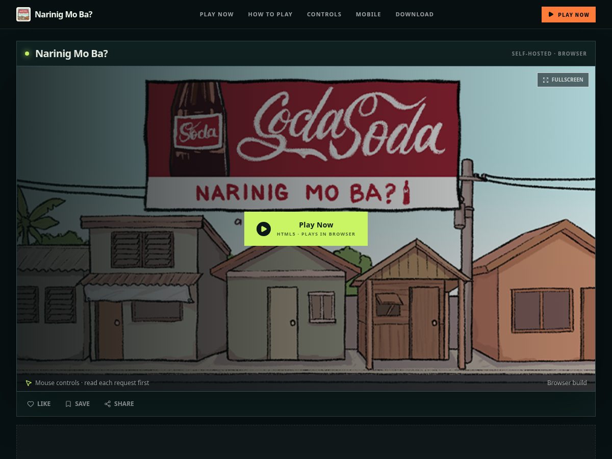 Landing-page snapshot of narinig-mo-ba.com