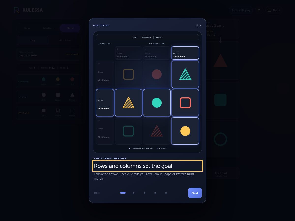 Landing-page snapshot of playrulessa.com