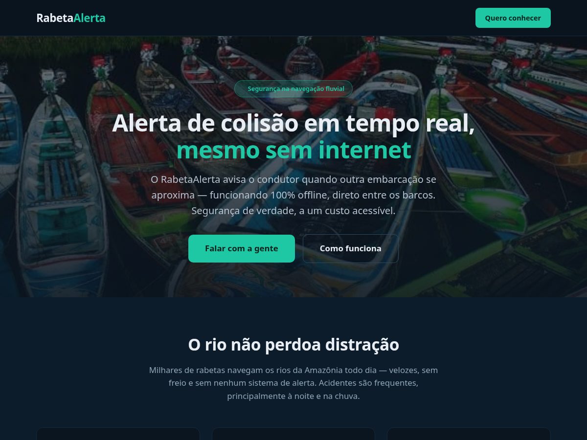 Landing-page snapshot of rabetalerta.app