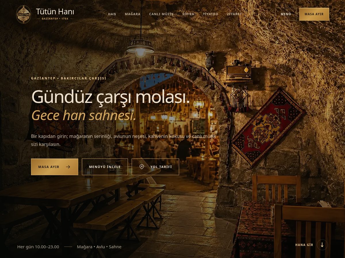 Landing-page snapshot of tutunhani.com