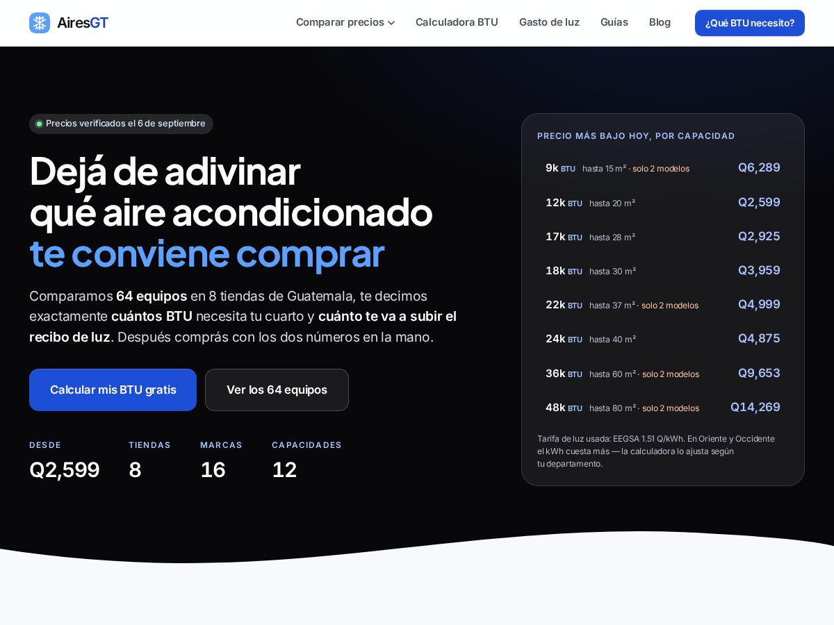 Landing-page snapshot of airesgt.com