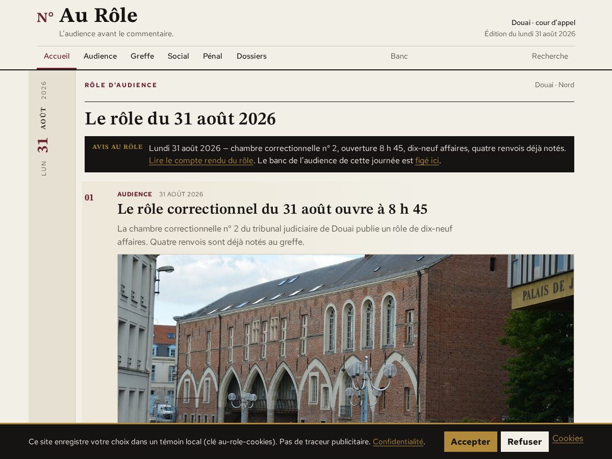 Landing-page snapshot of aurole.digital