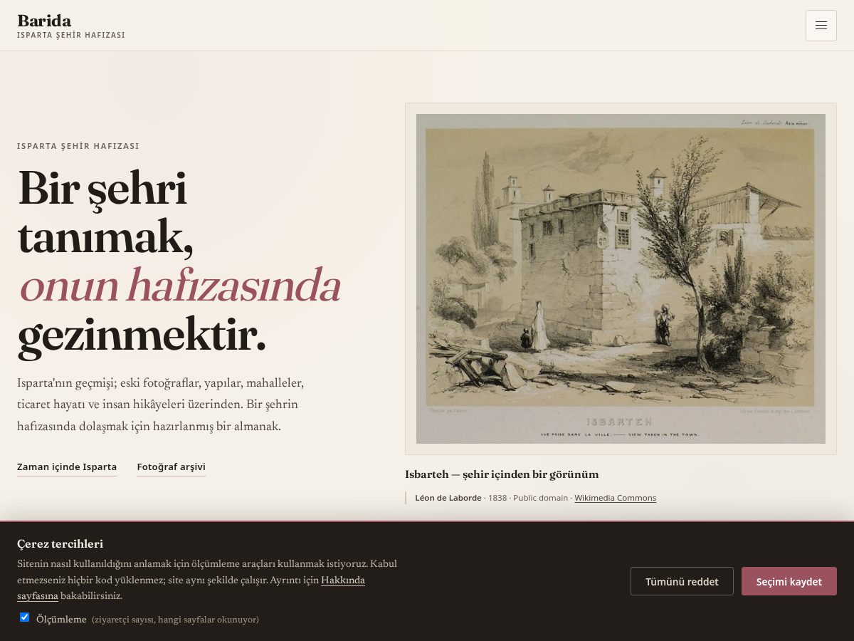 Landing-page snapshot of barida.org
