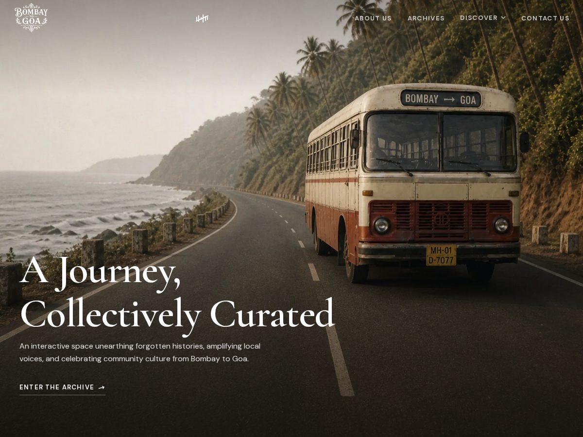 Landing-page snapshot of bombay-to-goa.com