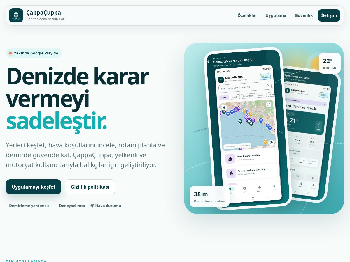 Landing-page snapshot of cappacuppa.com