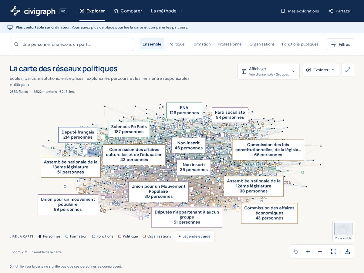 Landing-page snapshot of civigraph.org