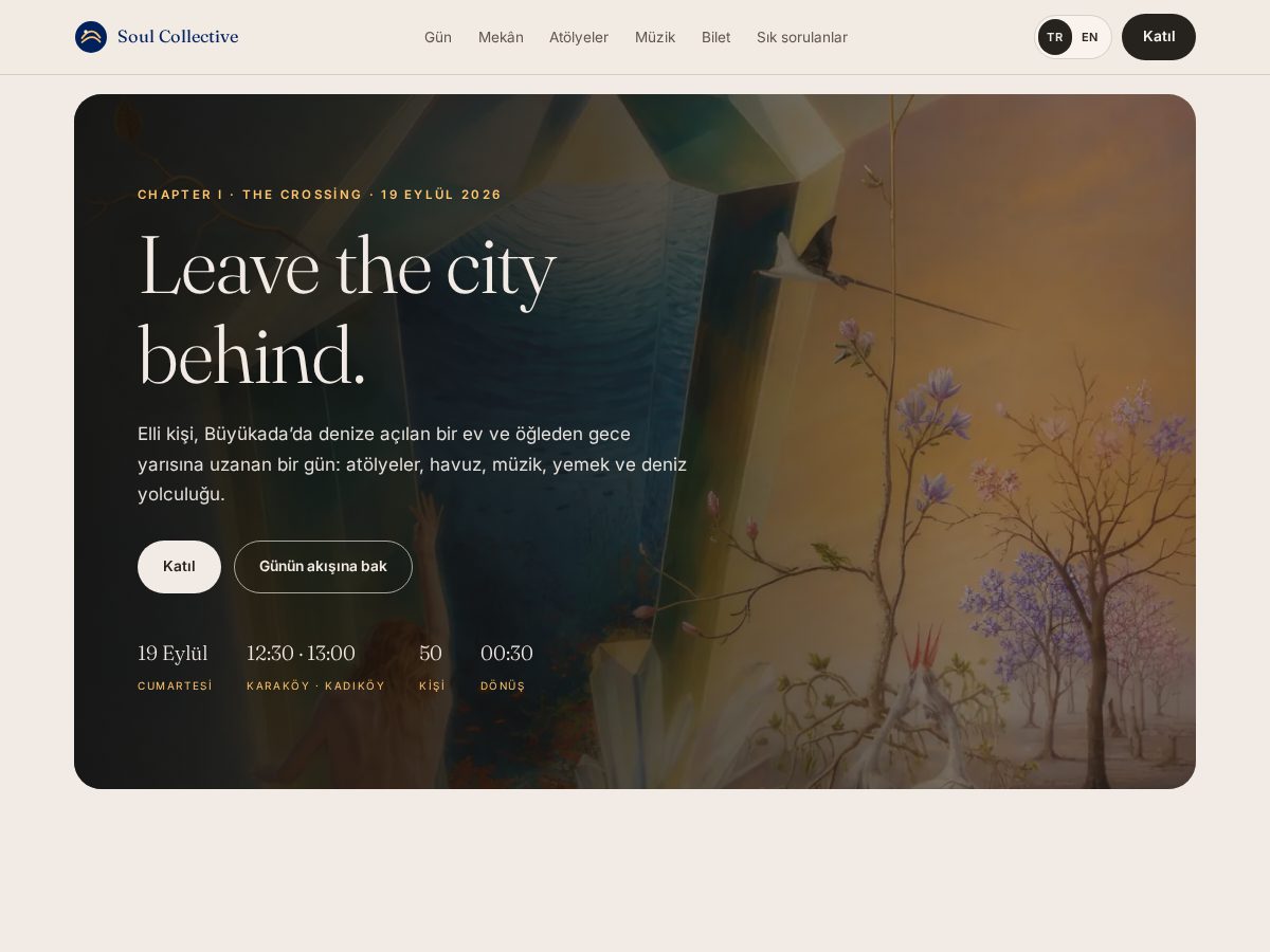 Landing-page snapshot of collectivebysoul.com