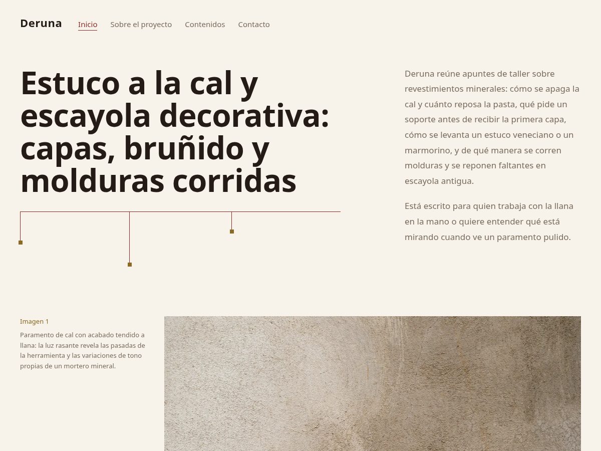 Landing-page snapshot of deruna.world