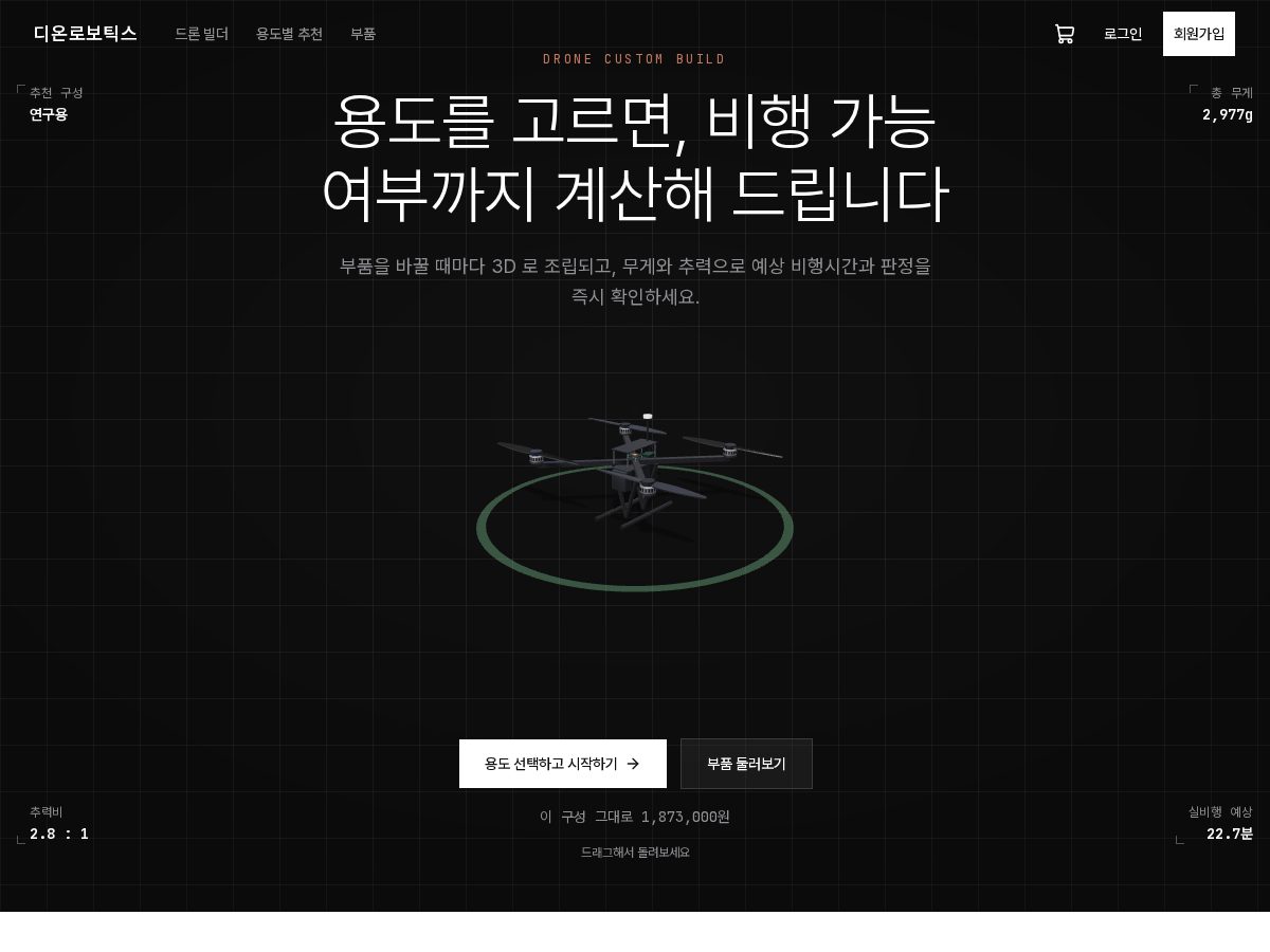 Landing-page snapshot of dionrobotics.com