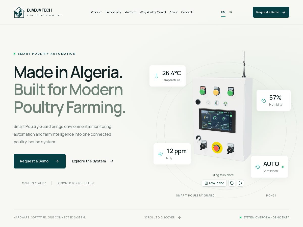 Landing-page snapshot of djadjatech.com