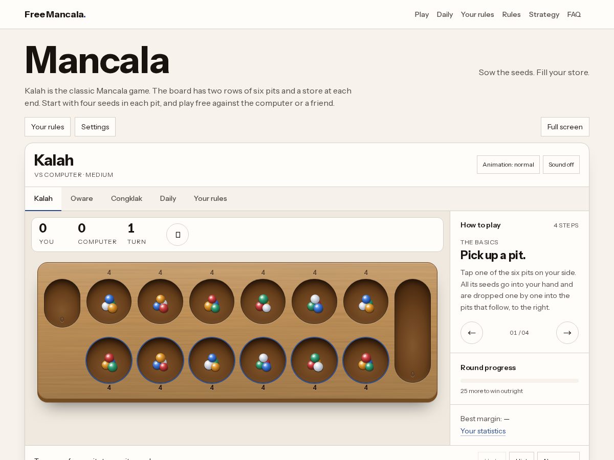 Landing-page snapshot of freemancala.com